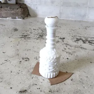 60's JIM BEAM ウィスキー デキャンタ ミルクガラス
