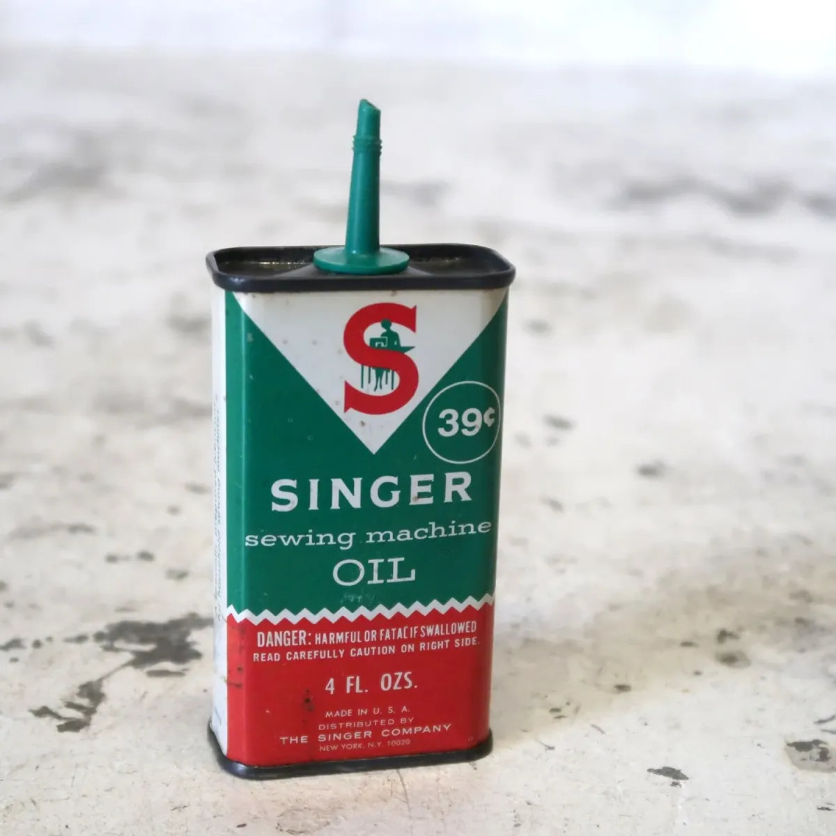 SINGER ビンテージ ミニオイル缶