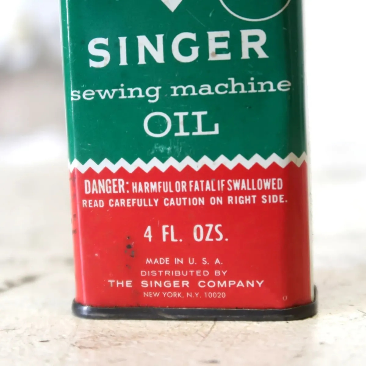 SINGER ビンテージ ミニオイル缶