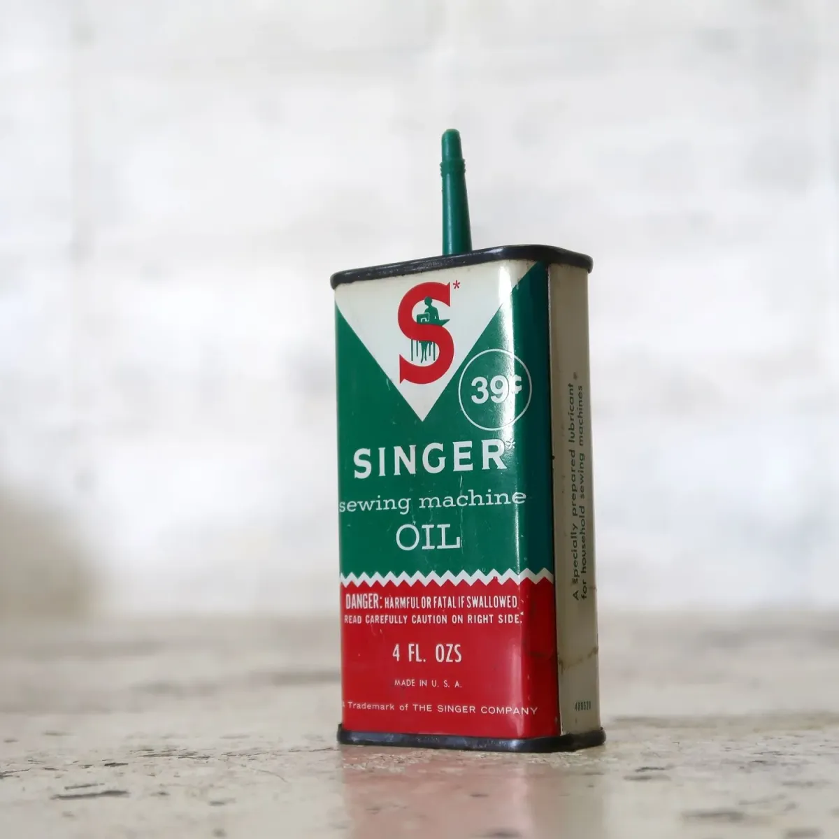 SINGER ビンテージ ミニオイル缶