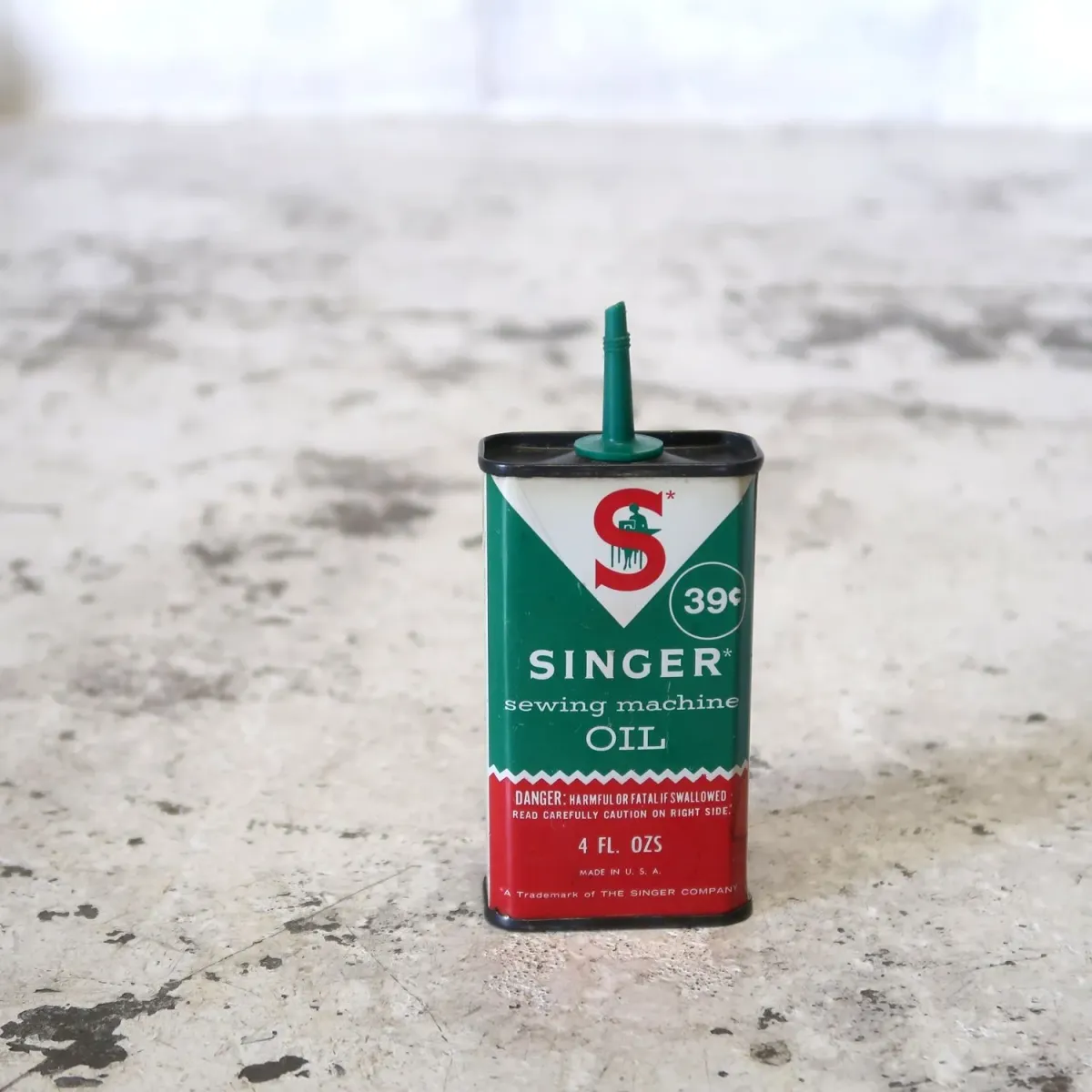 SINGER ビンテージ ミニオイル缶