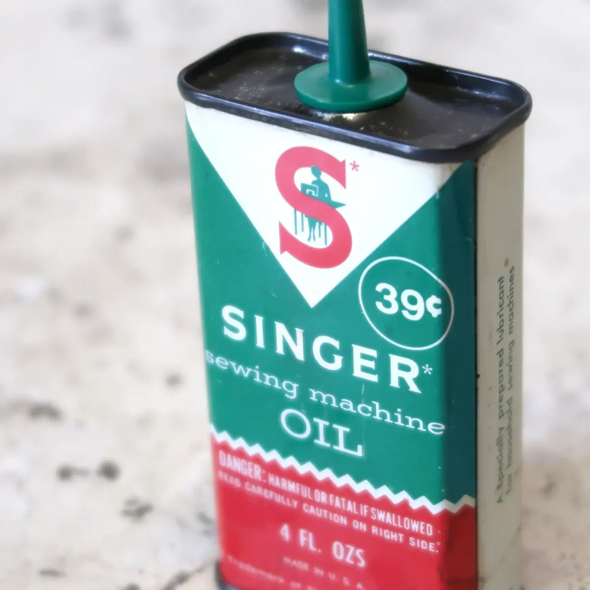 SINGER ビンテージ ミニオイル缶