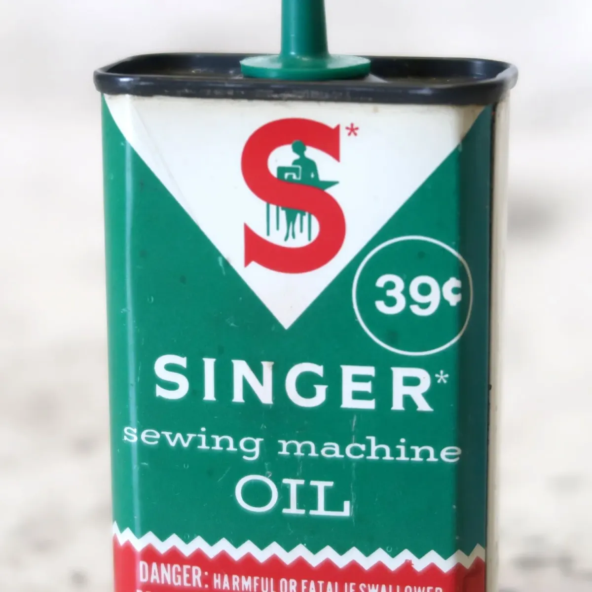 SINGER ビンテージ ミニオイル缶