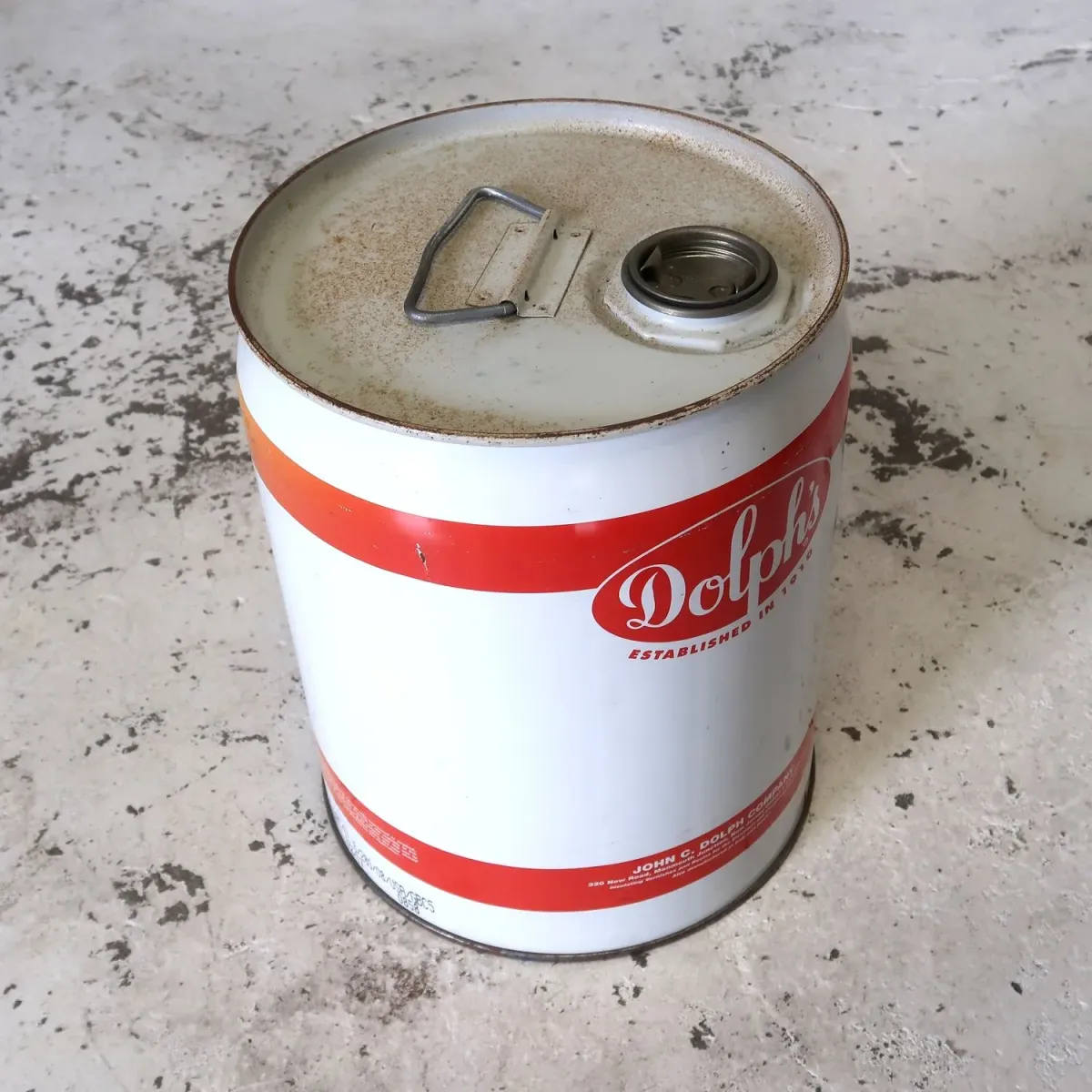 Dolph's ビンテージ オイル缶