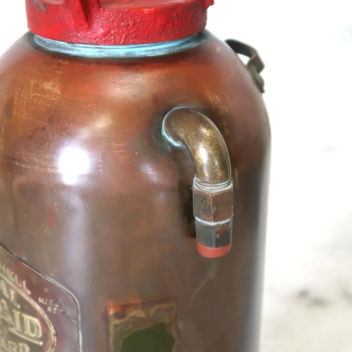 ビンテージ 消火器 銅×真鍮