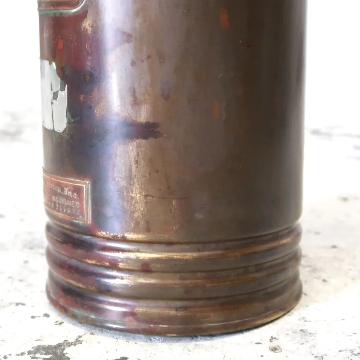 ビンテージ 消火器 銅×真鍮