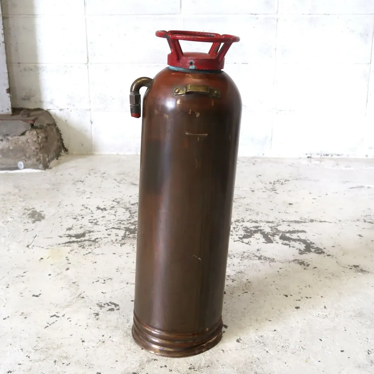 ビンテージ 消火器 銅×真鍮