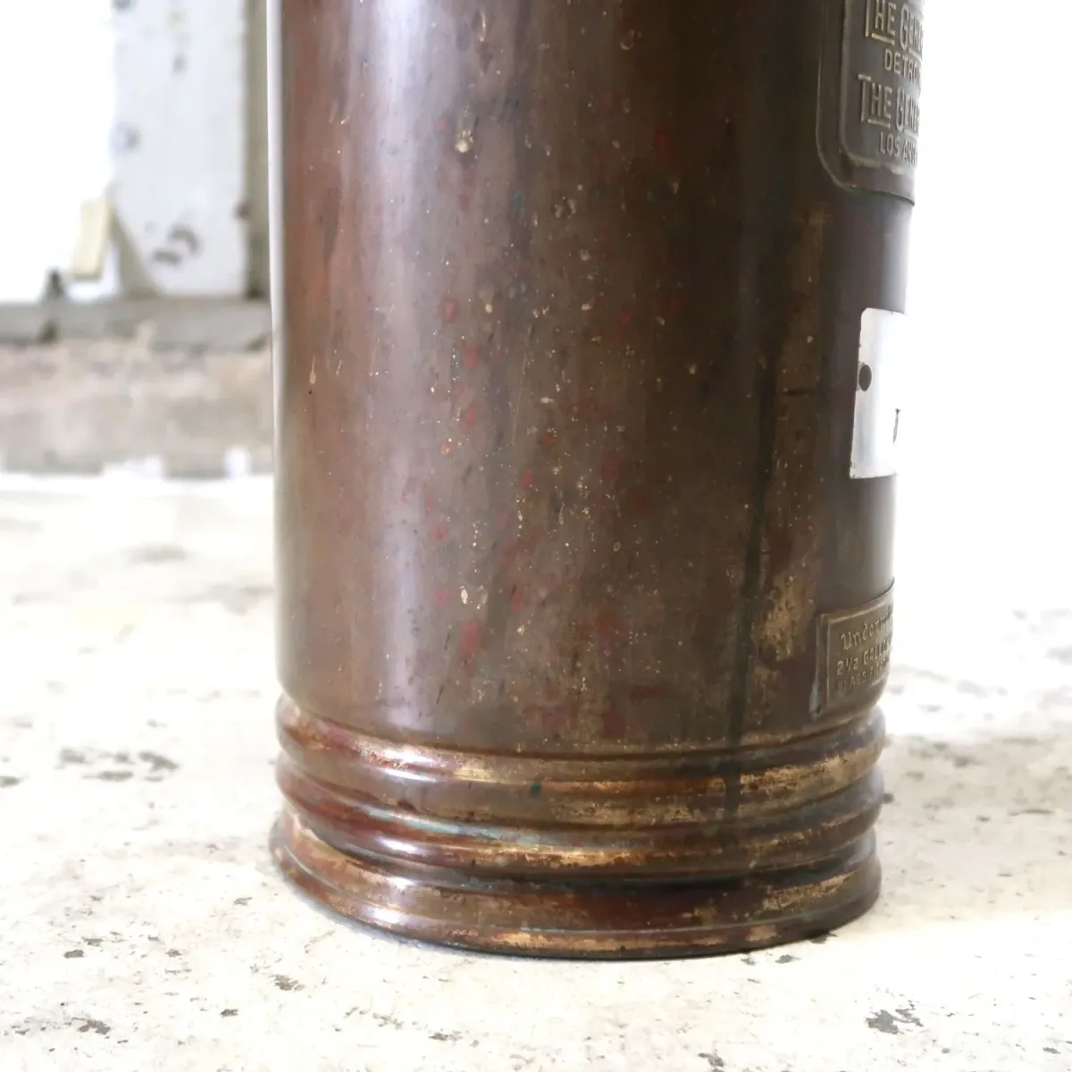 ビンテージ 消火器 銅×真鍮