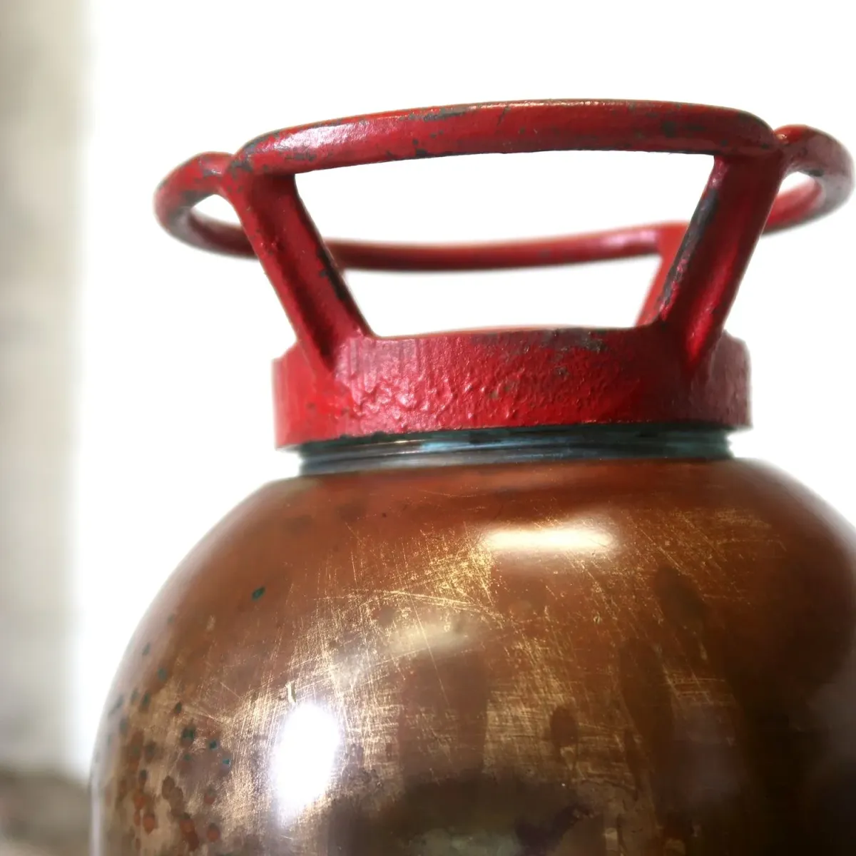ビンテージ 消火器 銅×真鍮