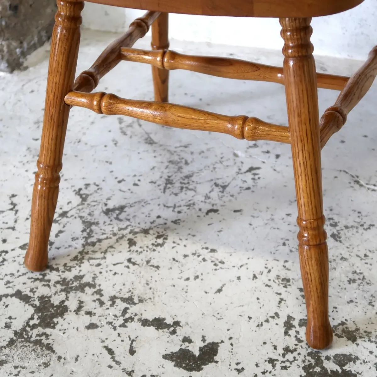 アンティーク ハイバックチェア オーク