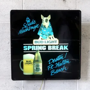 BUD LIGHT バド犬ライトサイン Spuds Mackenzie