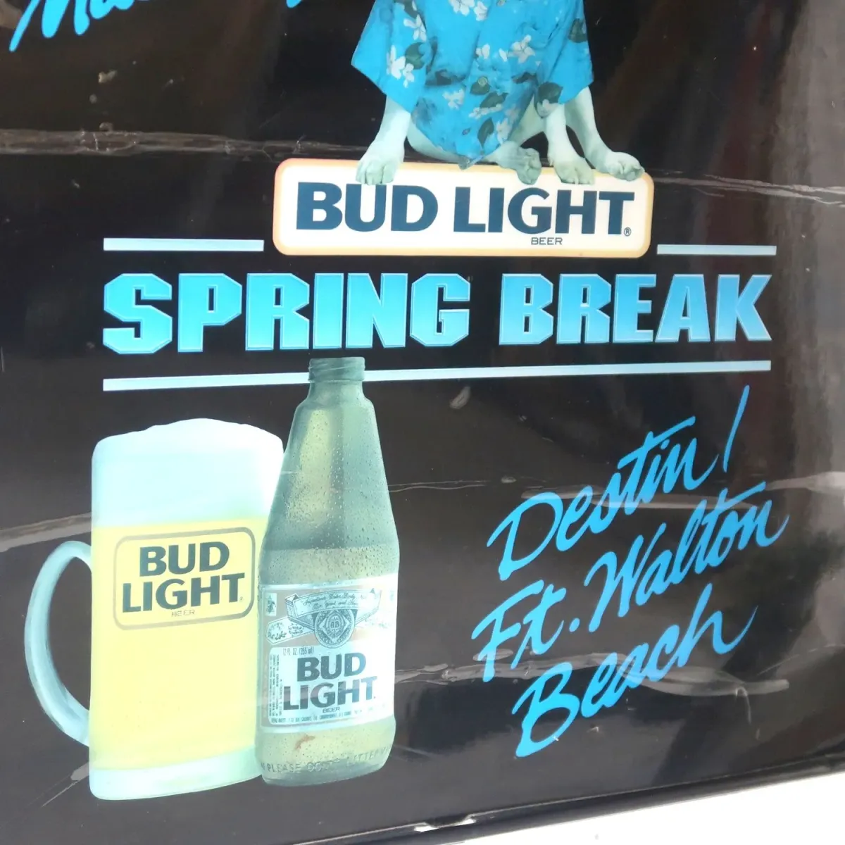 BUD LIGHT バド犬ライトサイン Spuds Mackenzie