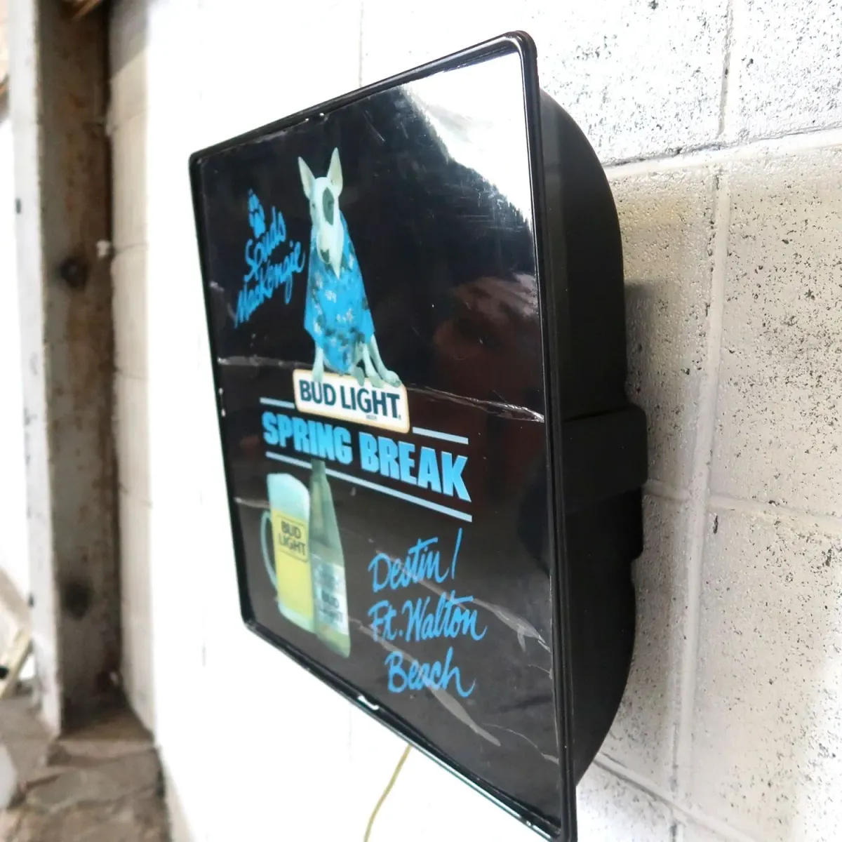 BUD LIGHT バド犬ライトサイン Spuds Mackenzie