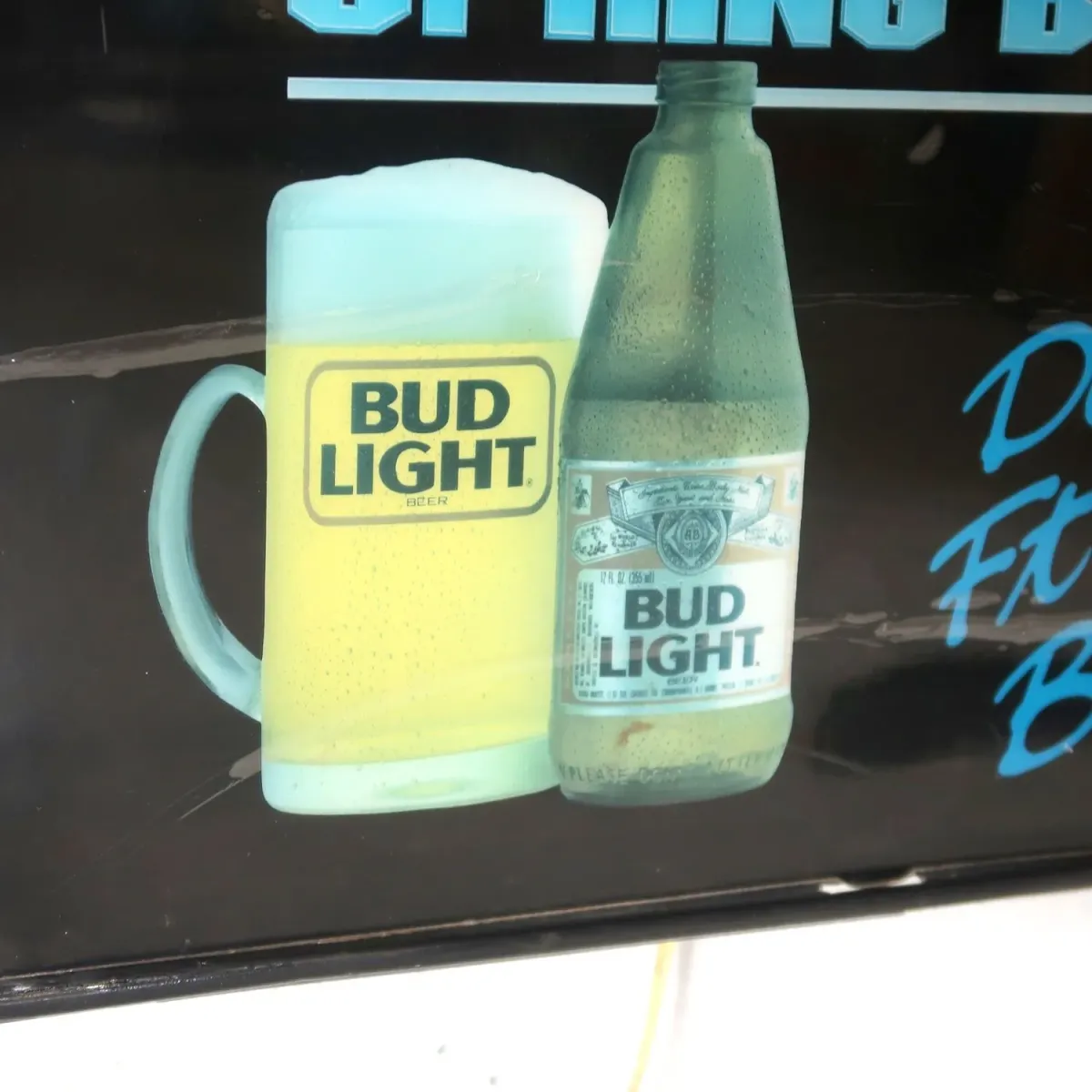 BUD LIGHT バド犬ライトサイン Spuds Mackenzie