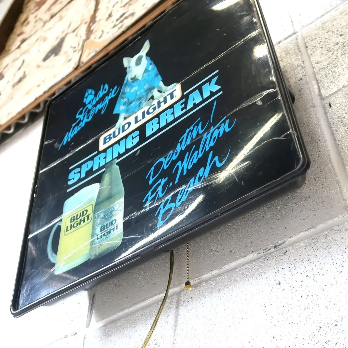 BUD LIGHT バド犬ライトサイン Spuds Mackenzie