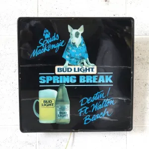 BUD LIGHT バド犬ライトサイン Spuds Mackenzie