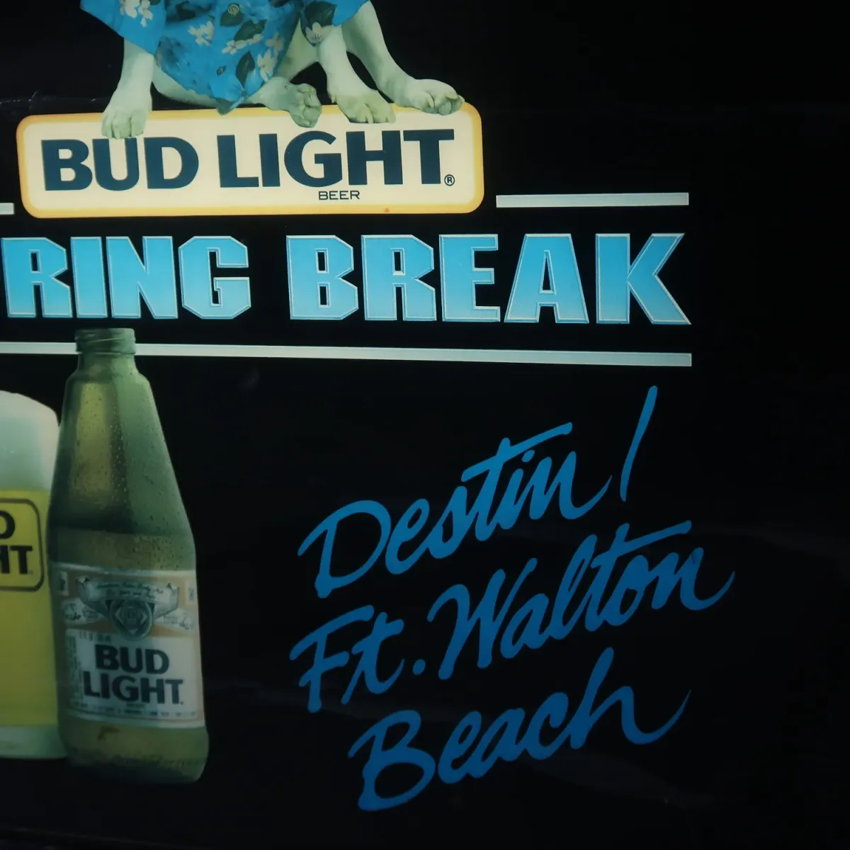 BUD LIGHT バド犬ライトサイン Spuds Mackenzie
