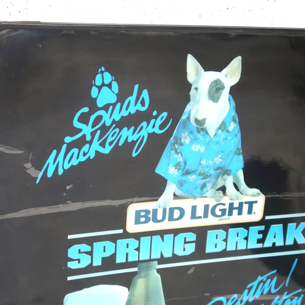 BUD LIGHT バド犬ライトサイン Spuds Mackenzie