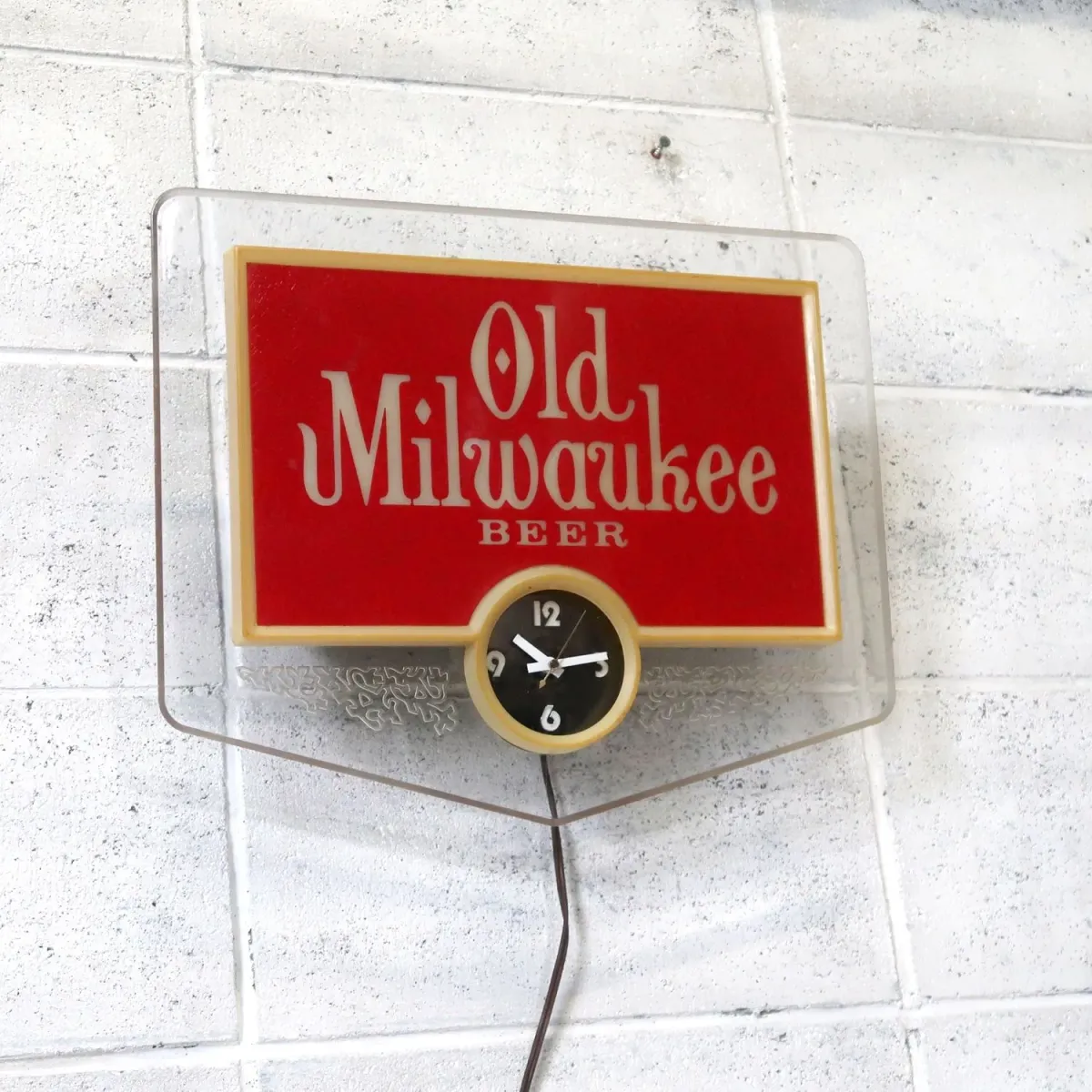 Old Milwaukee BEER ビンテージ ライトクロック