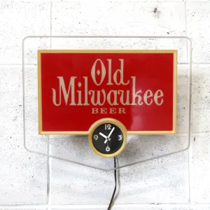 Old Milwaukee BEER ビンテージ ライトクロック