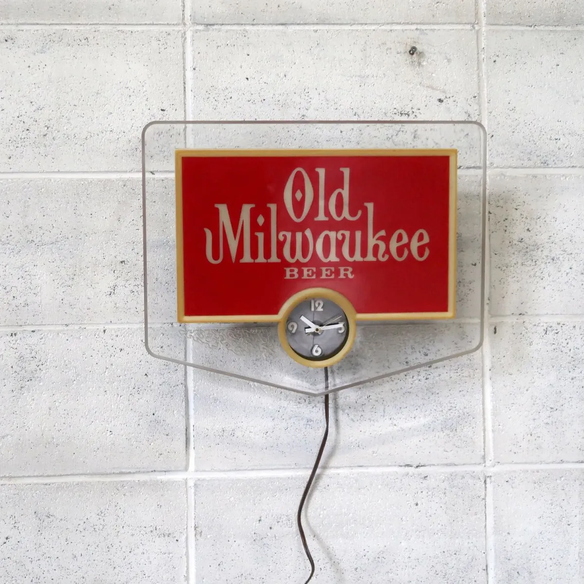 Old Milwaukee BEER ビンテージ ライトクロック