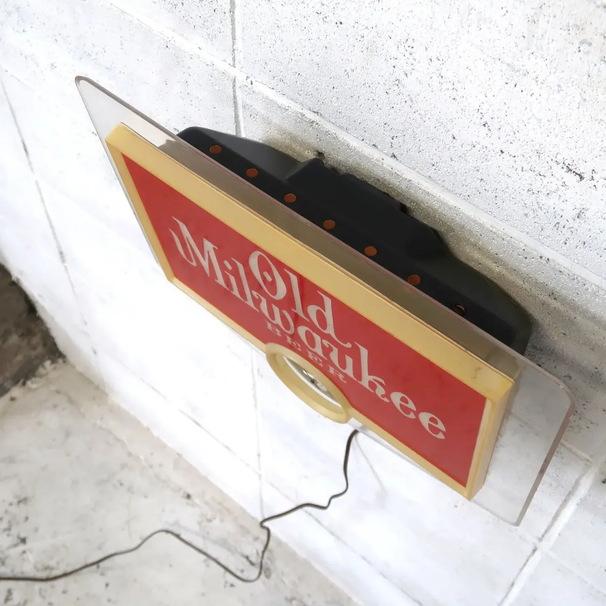 Old Milwaukee BEER ビンテージ ライトクロック