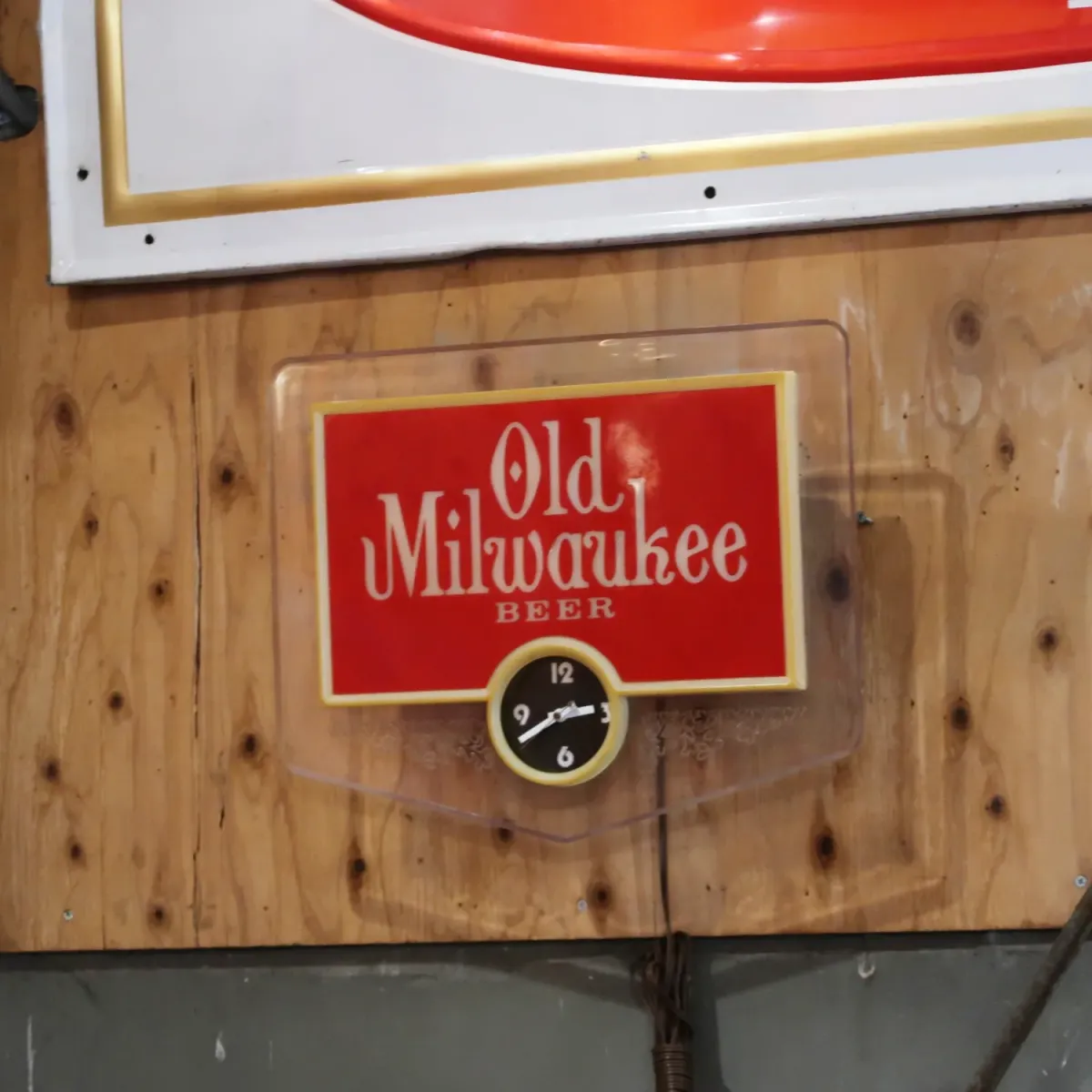 Old Milwaukee BEER ビンテージ ライトクロック