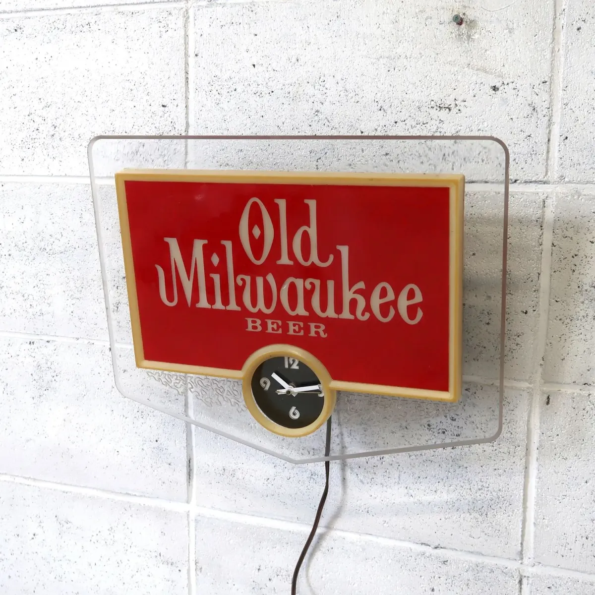 Old Milwaukee BEER ビンテージ ライトクロック