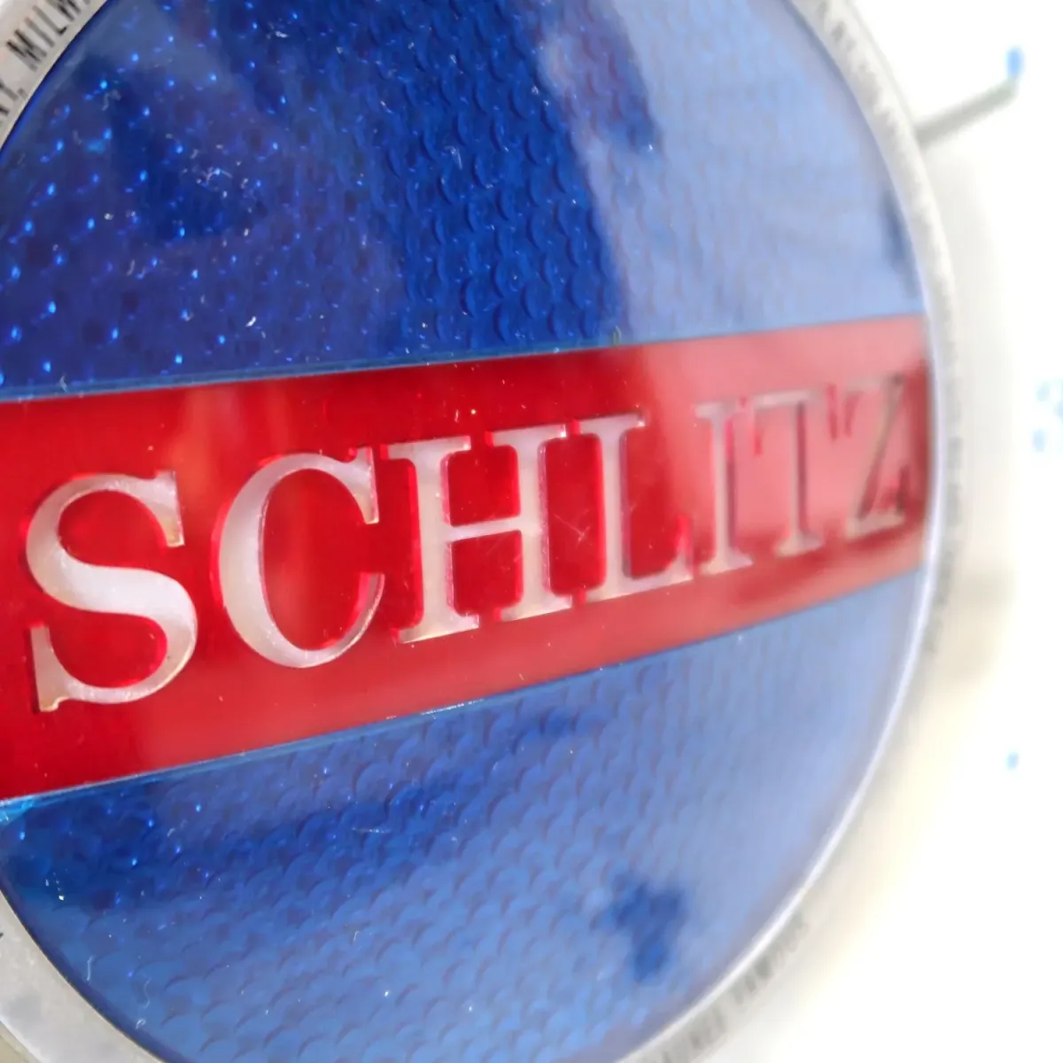 SCHLITZ ビンテージ モーション ライトクロック
