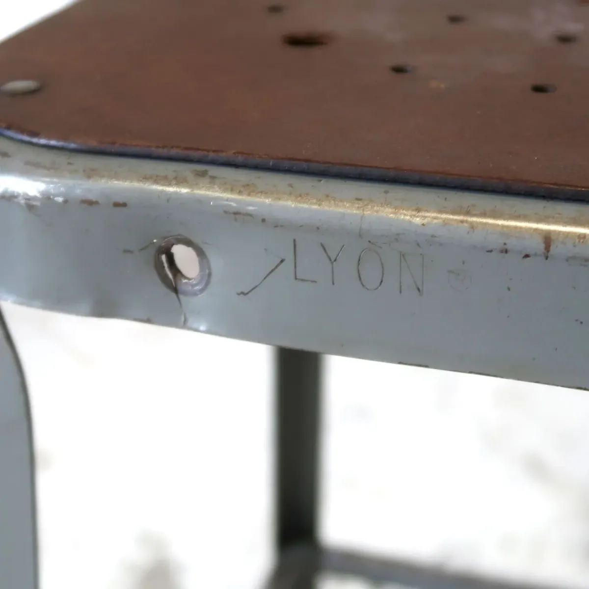 LYON ビンテージ メタルスツール