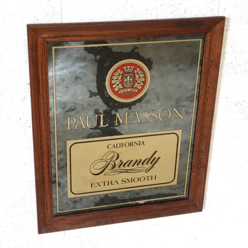 PAUL MASSON ビンテージ パブミラー