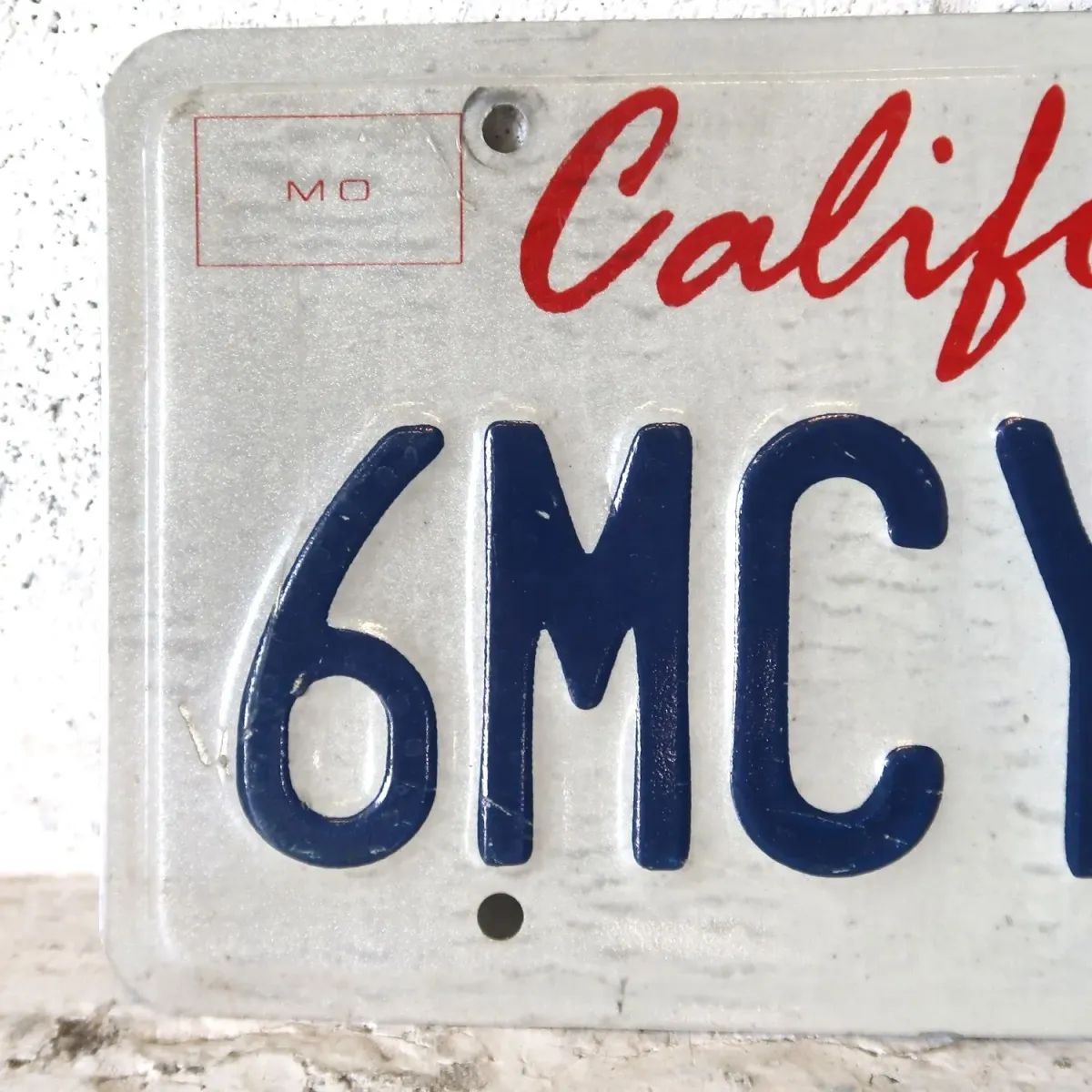 CALIFORNIA USED ナンバープレート ペア