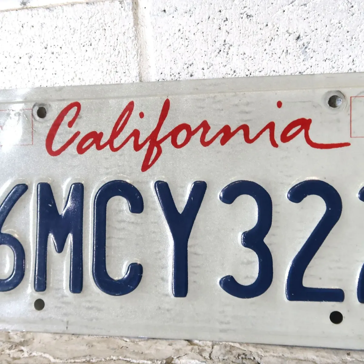 CALIFORNIA USED ナンバープレート ペア