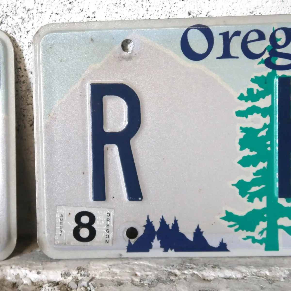 OREGON USED ナンバープレート ペア