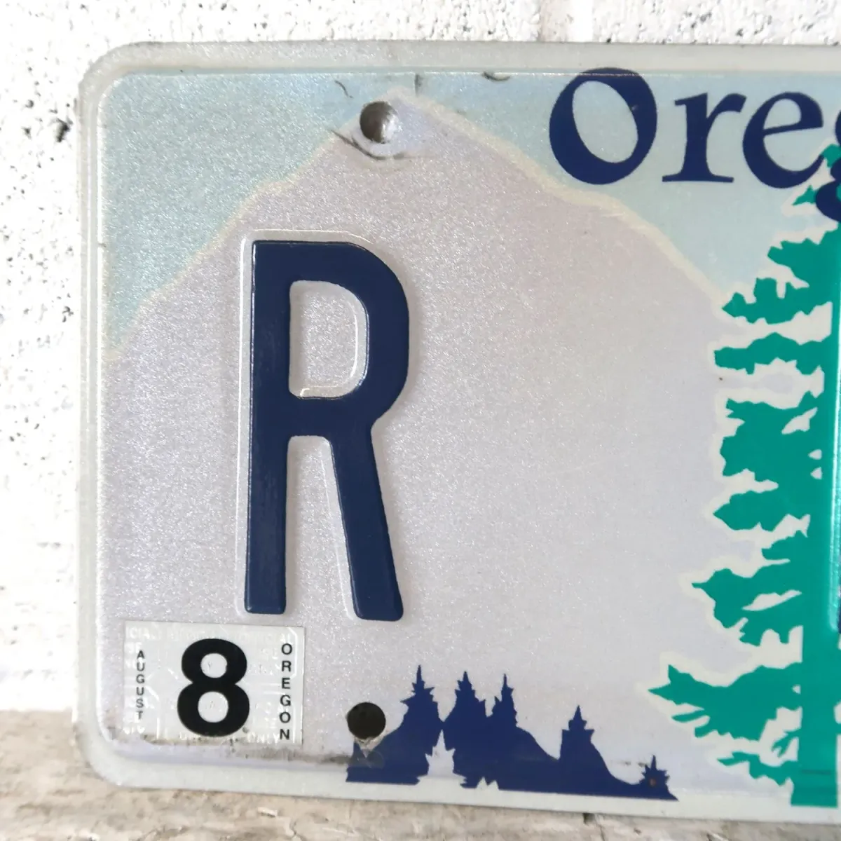 OREGON USED ナンバープレート ペア