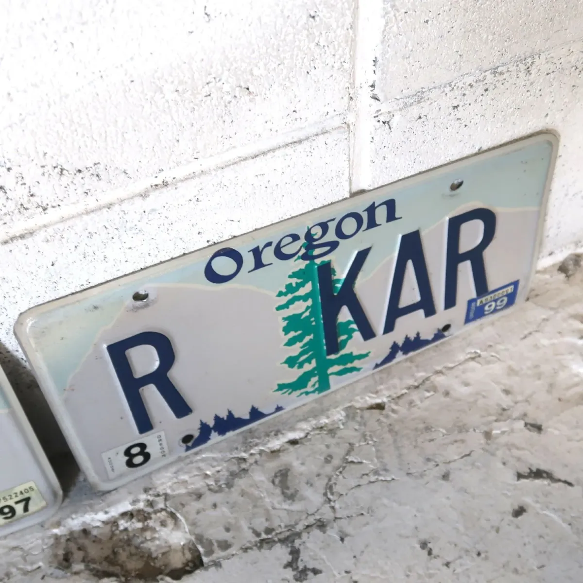 OREGON USED ナンバープレート ペア