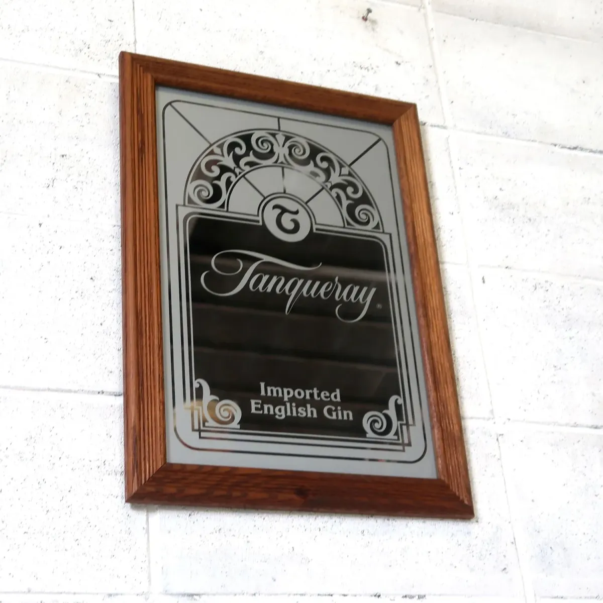 Tanqueray ビンテージ パブミラー
