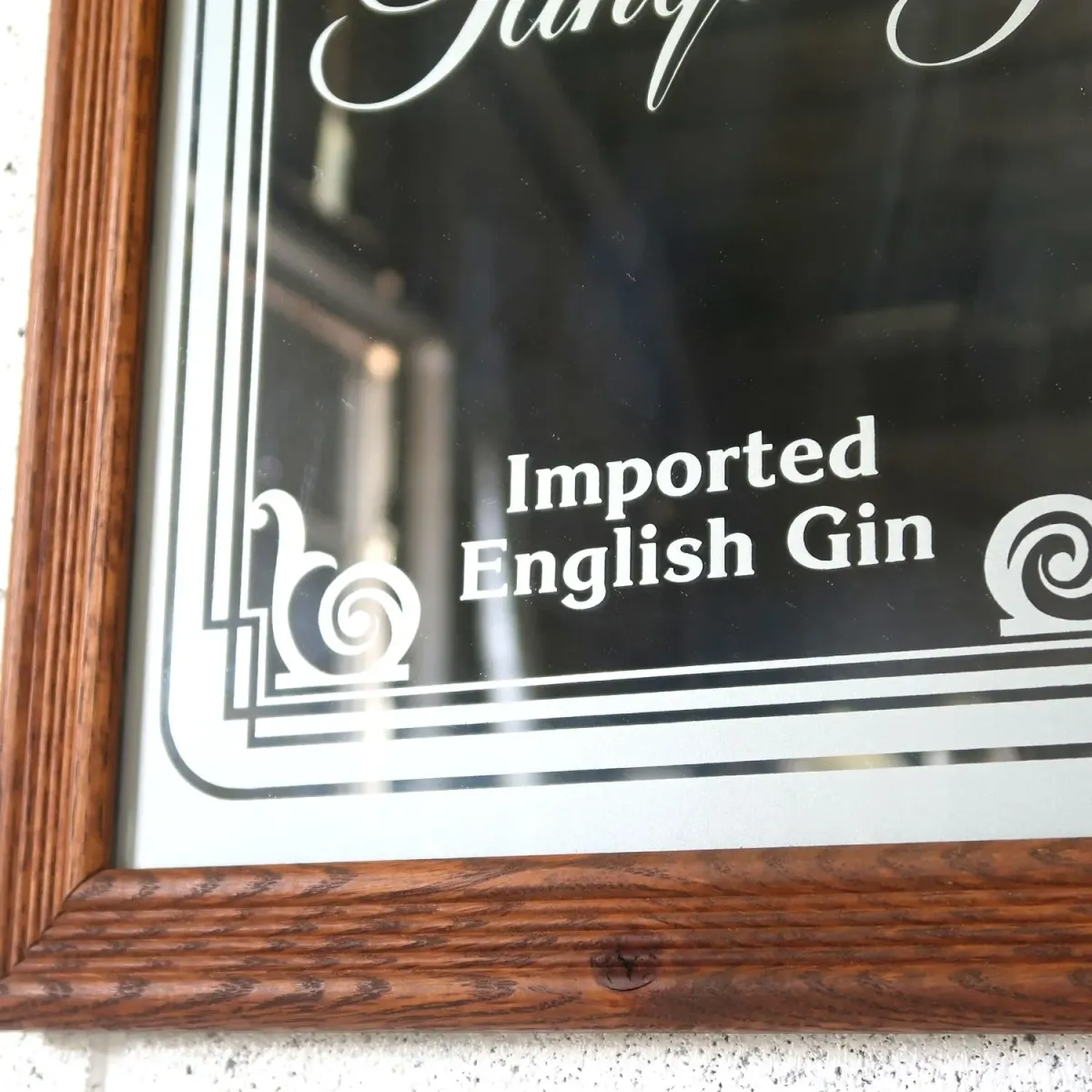 Tanqueray ビンテージ パブミラー