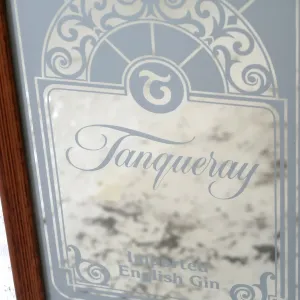 Tanqueray ビンテージ パブミラー