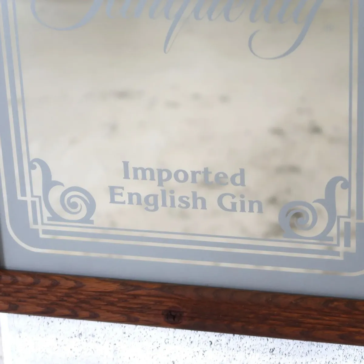 Tanqueray ビンテージ パブミラー