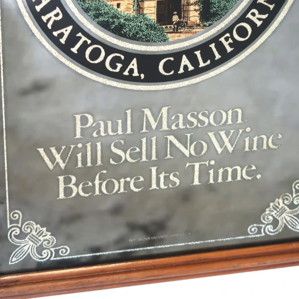 PAUL MASSON ビンテージ パブミラー