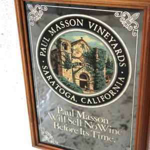 PAUL MASSON ビンテージ パブミラー