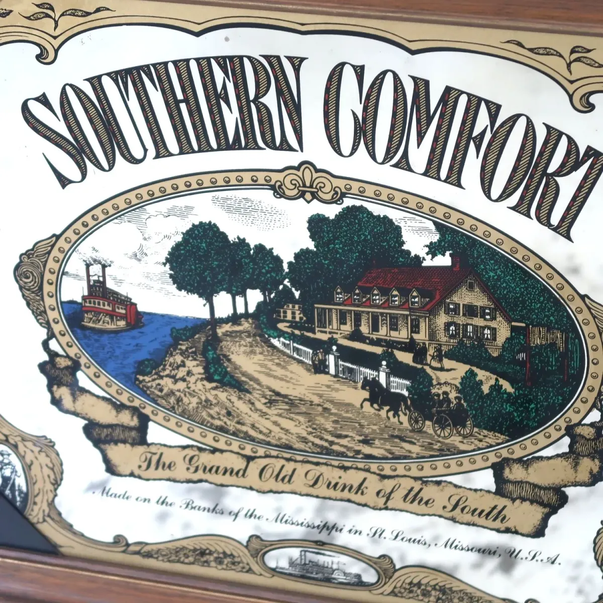 SOUTHERN COMFORT ビンテージ パブミラー