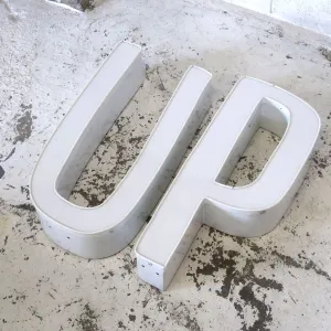 ビンテージ レターサイン U