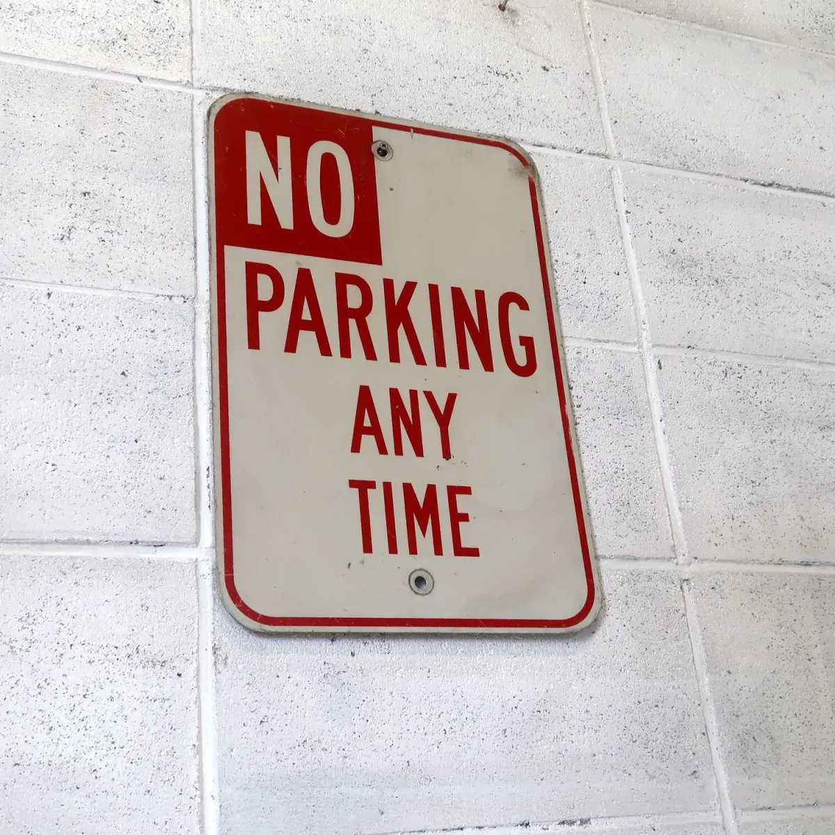 NO PARKING ビンテージ ロードサイン