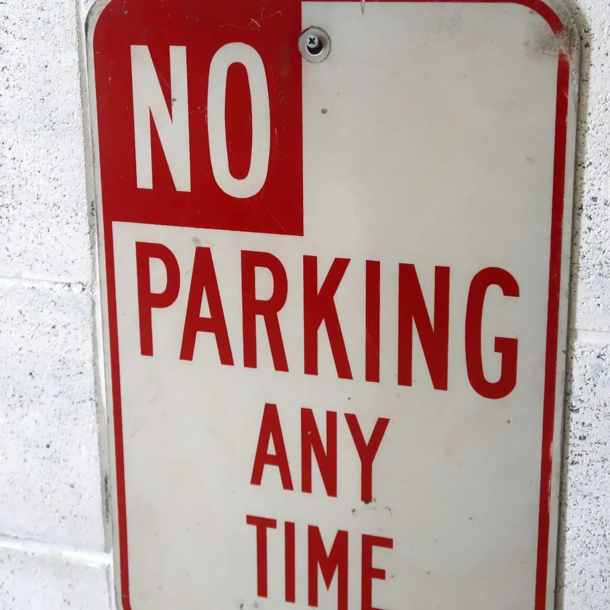 NO PARKING ビンテージ ロードサイン