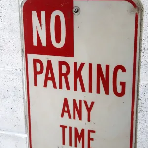 NO PARKING ビンテージ ロードサイン