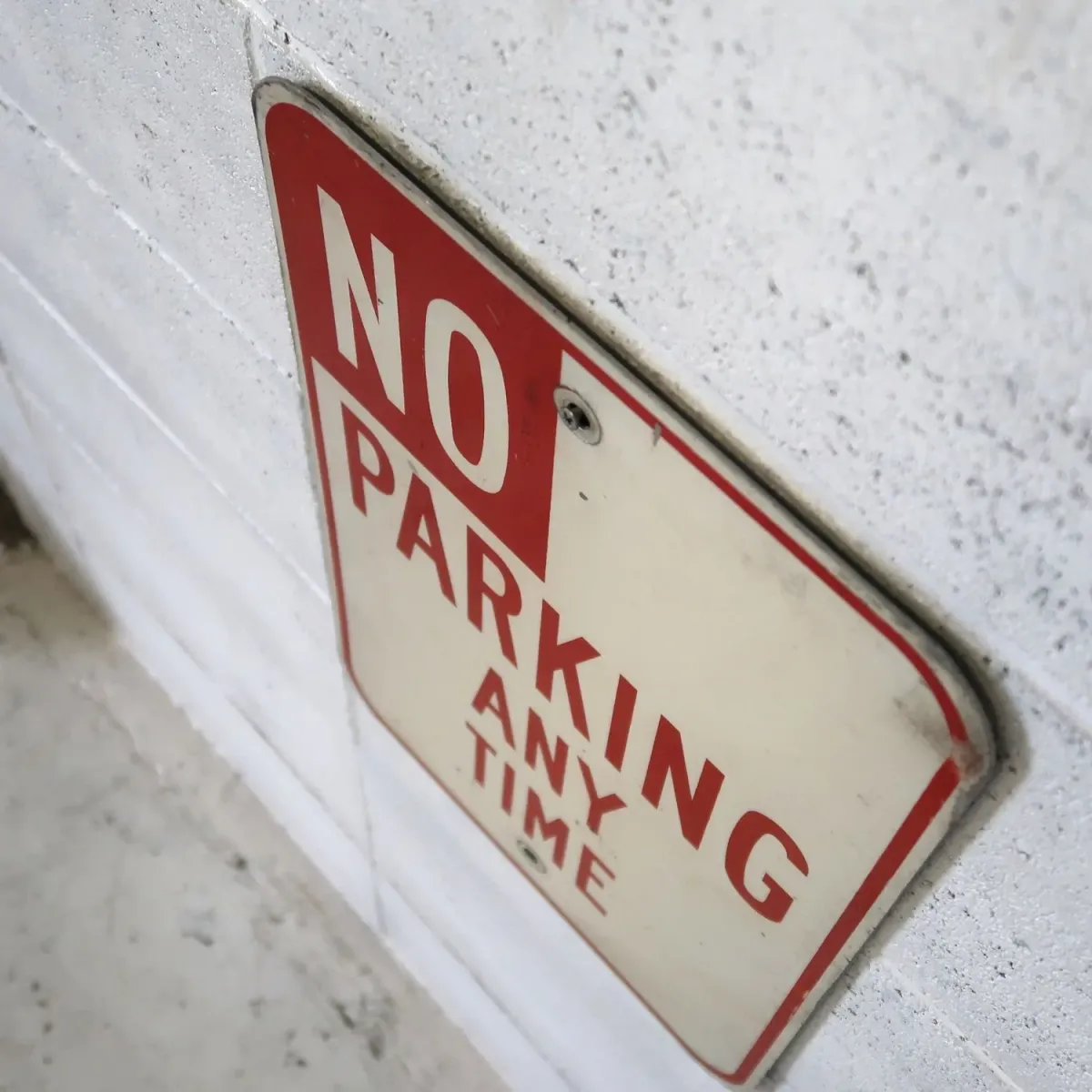 NO PARKING ビンテージ ロードサイン
