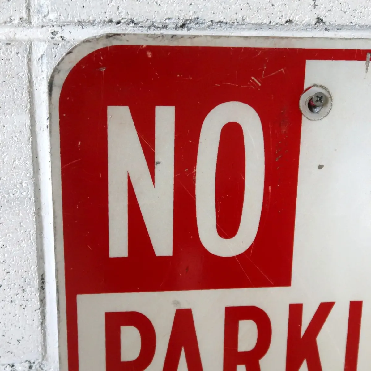 NO PARKING ビンテージ ロードサイン