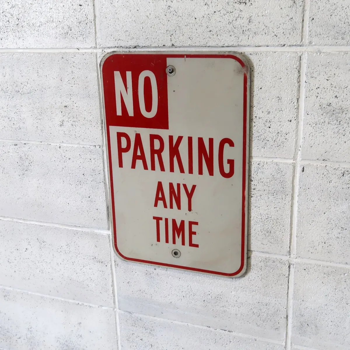 NO PARKING ビンテージ ロードサイン